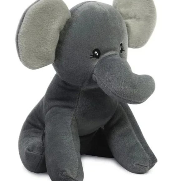 Sammy & Lou Elephant 3 Piece Plush Gift Set Bucket,Gray - Picture 3 of 6